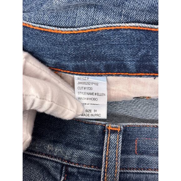 Jean Shop NYC Jeans 31 Womens Ellen Boyfriend Selvedge Denim In Hobo Distressed - Picture 6 of 8
